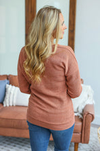 Load image into Gallery viewer, Brittney Button Sweater - Terra Cotta