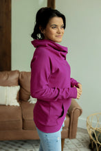Load image into Gallery viewer, Classic ZipCowl Sweatshirt - Magenta
