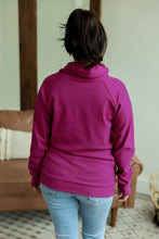 Load image into Gallery viewer, Classic ZipCowl Sweatshirt - Magenta