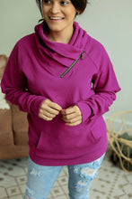 Load image into Gallery viewer, Classic ZipCowl Sweatshirt - Magenta