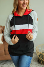 Load image into Gallery viewer, Ryan Hoodie - Red and Black