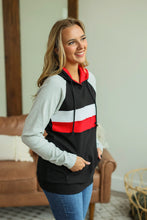 Load image into Gallery viewer, Ryan Hoodie - Red and Black
