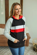 Load image into Gallery viewer, Ryan Hoodie - Red and Black