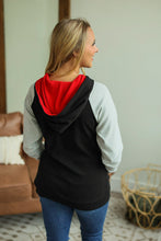 Load image into Gallery viewer, Ryan Hoodie - Red and Black