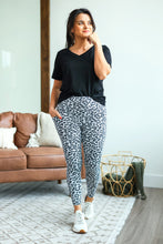 Load image into Gallery viewer, Athleisure Leggings - Snow Leopard