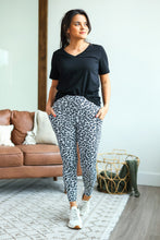 Load image into Gallery viewer, Athleisure Leggings - Snow Leopard