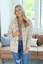 Load image into Gallery viewer, Norah Plaid Shacket - Light Tan