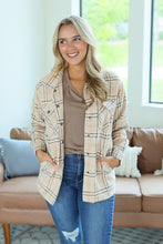 Load image into Gallery viewer, Norah Plaid Shacket - Light Tan
