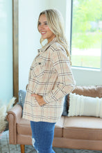 Load image into Gallery viewer, Norah Plaid Shacket - Light Tan