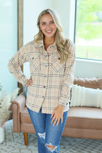 Load image into Gallery viewer, Norah Plaid Shacket - Light Tan