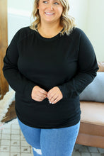 Load image into Gallery viewer, Kayla Lightweight Pullover - Black