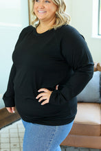 Load image into Gallery viewer, Kayla Lightweight Pullover - Black