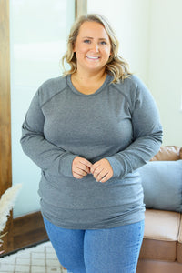Kayla Lightweight Pullover - Grey