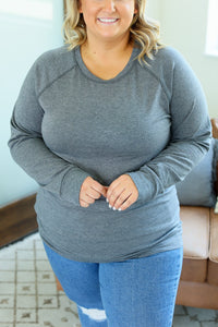 Kayla Lightweight Pullover - Grey