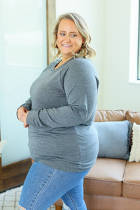 Kayla Lightweight Pullover - Grey