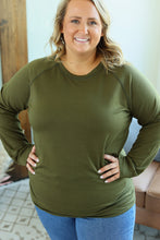 Load image into Gallery viewer, Kayla Lightweight Pullover - Olive