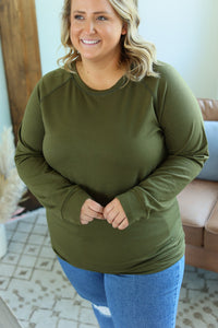 Kayla Lightweight Pullover - Olive