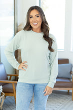 Load image into Gallery viewer, Corrine Ribbed Pullover Top - Sage