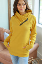Load image into Gallery viewer, Classic ZipCowl Sweatshirt - Mustard