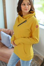 Load image into Gallery viewer, Classic ZipCowl Sweatshirt - Mustard