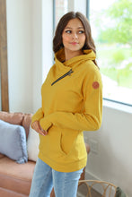 Load image into Gallery viewer, Classic ZipCowl Sweatshirt - Mustard