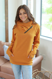 Classic ZipCowl Sweatshirt - Camel