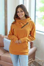 Load image into Gallery viewer, Classic ZipCowl Sweatshirt - Camel