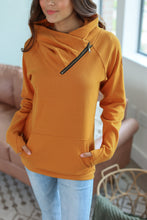 Load image into Gallery viewer, Classic ZipCowl Sweatshirt - Camel