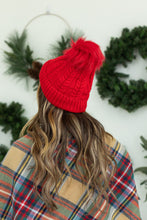 Load image into Gallery viewer, Bella Braid Beanie - Red