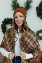 Load image into Gallery viewer, Bella Braid Beanie - Rust