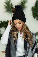 Load image into Gallery viewer, Morgan Micro Braid Beanie - Black