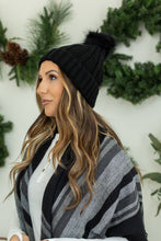Load image into Gallery viewer, Morgan Micro Braid Beanie - Black
