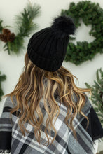 Load image into Gallery viewer, Morgan Micro Braid Beanie - Black