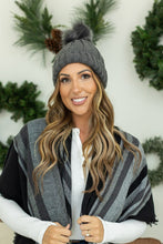 Load image into Gallery viewer, Morgan Micro Braid Beanie - Charcoal