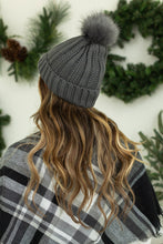 Load image into Gallery viewer, Morgan Micro Braid Beanie - Charcoal