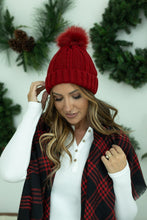 Load image into Gallery viewer, Morgan Micro Braid Beanie - Red