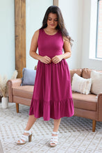 Load image into Gallery viewer, Bailey Dot Dress - Magenta