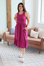 Load image into Gallery viewer, Bailey Dot Dress - Magenta