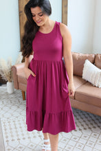 Load image into Gallery viewer, Bailey Dot Dress - Magenta