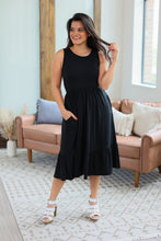 Load image into Gallery viewer, Bailey Dot Dress - Black