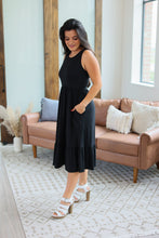 Load image into Gallery viewer, Bailey Dot Dress - Black