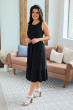 Load image into Gallery viewer, Bailey Dot Dress - Black