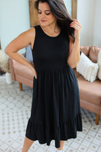 Load image into Gallery viewer, Bailey Dot Dress - Black