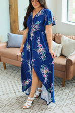 Load image into Gallery viewer, Harley High-Lo Dress - Blue Floral