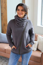 Load image into Gallery viewer, Quinn ZipUp Cowl - Charcoal