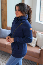 Load image into Gallery viewer, Quinn ZipUp Cowl - Navy