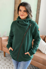 Load image into Gallery viewer, Quinn ZipUp Cowl - Evergreen