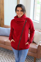Load image into Gallery viewer, Quinn ZipUp Cowl - Burgundy