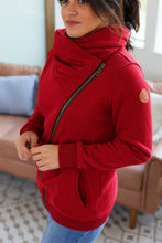 Load image into Gallery viewer, Quinn ZipUp Cowl - Burgundy