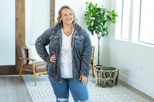 Load image into Gallery viewer, Fleece Shacket - Grey